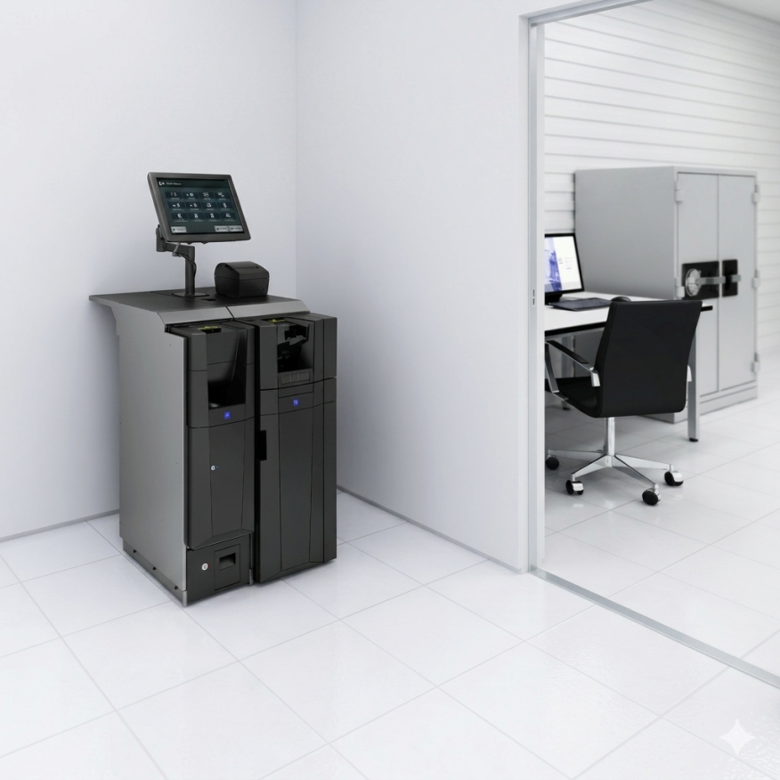 เครื่องจัดการเงินสดหลังร้าน Backoffice รุ่น -CI-50